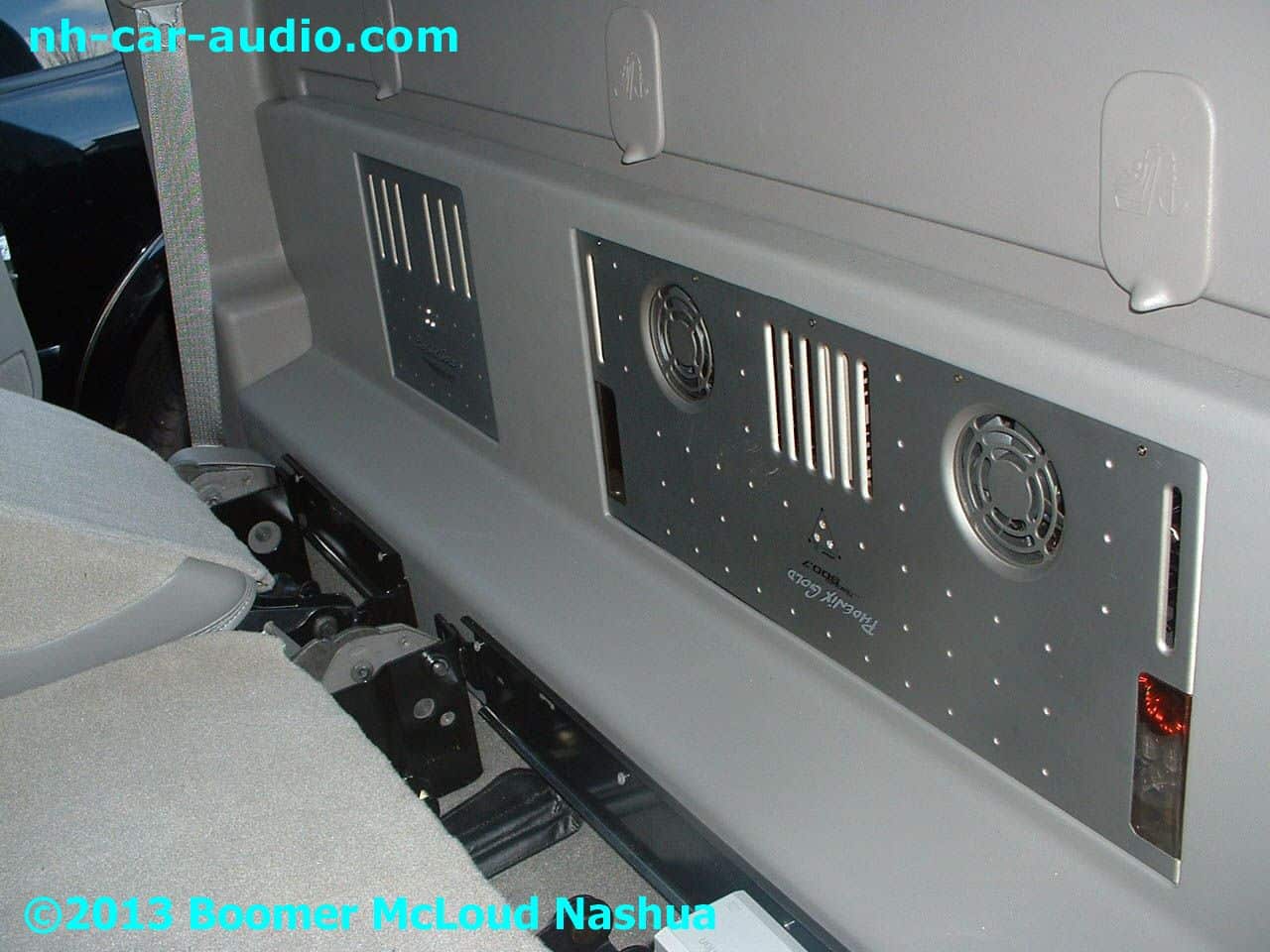 rack silverado amplifier chevy audio nh mobile