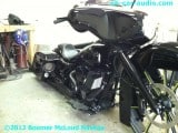 Custom-Harley-American-Bagger-Rear-speaker