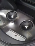 Nissan-370z-custom-fiberglass-trunk-subwoofer-amplifier