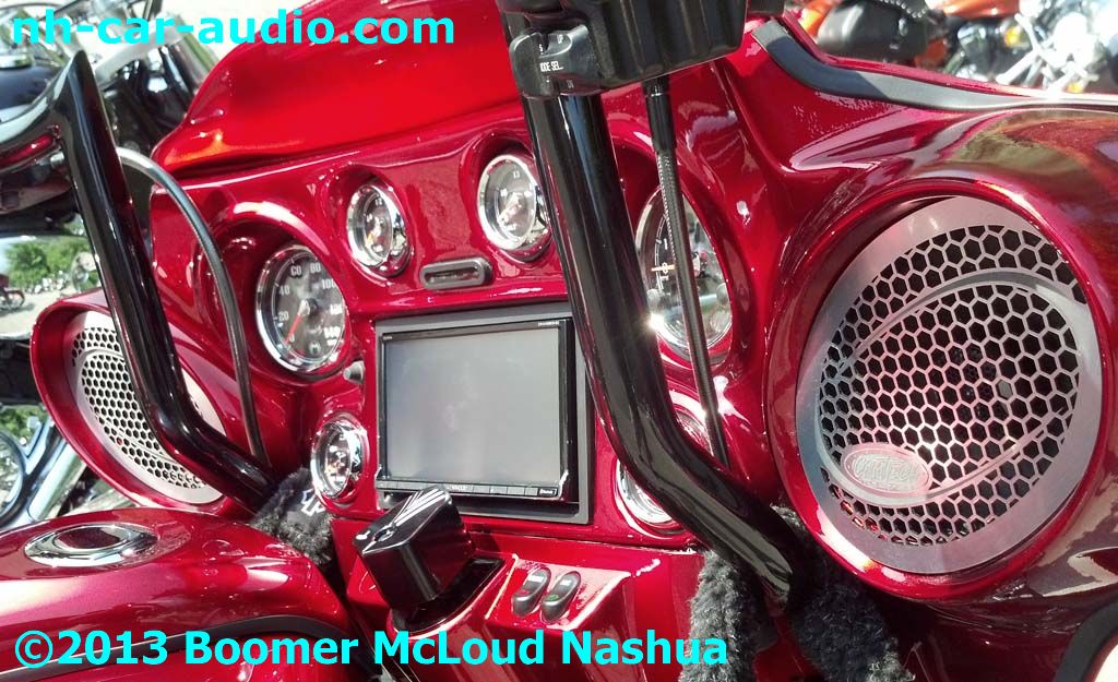 harley davidson fairing with stereo