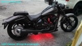 Cruiser-motor-fender-under-illumination-lights