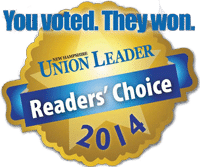 You Voted. They Won, Union Leader Reader's Choice 2014