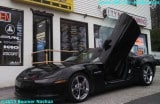 Corvette-custom-Lambo-door-installation