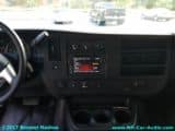 GMC-Savannah-Van-factory-radio-running-all-Kenwood-amp-and-speakers